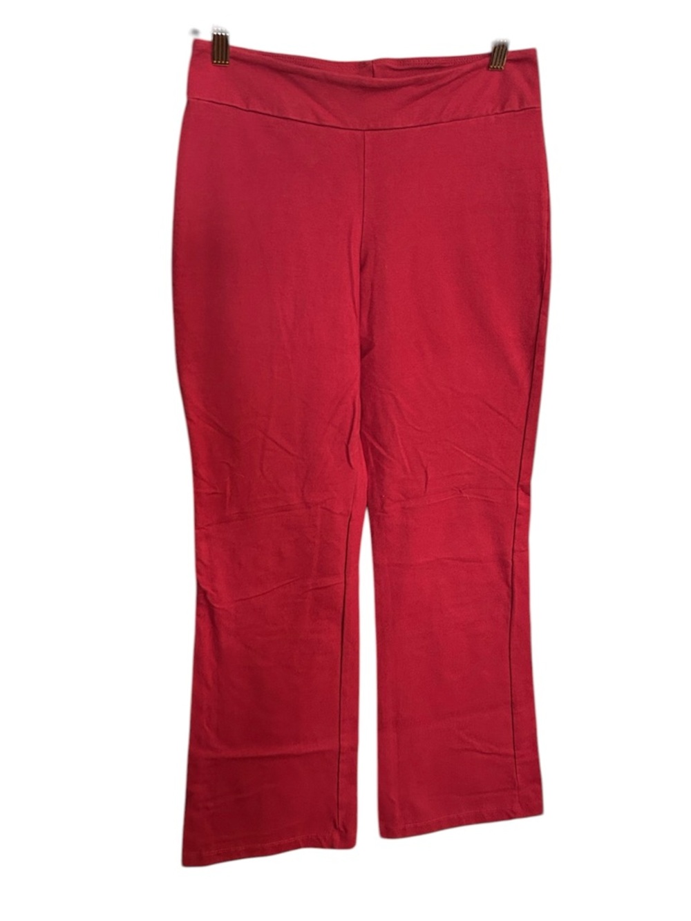 Women in Control by Renee Greenstein Red Stretch Pull-On Pants